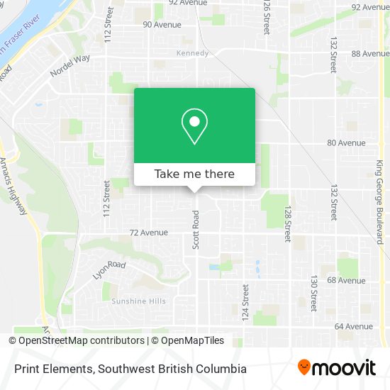 Print Elements map