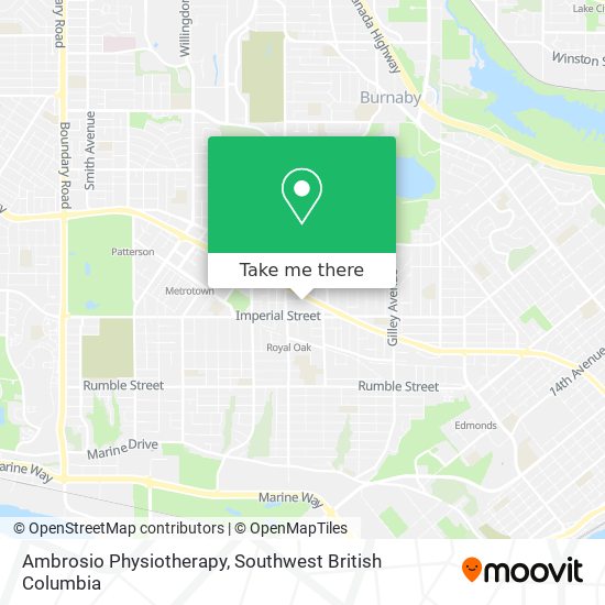 Ambrosio Physiotherapy map