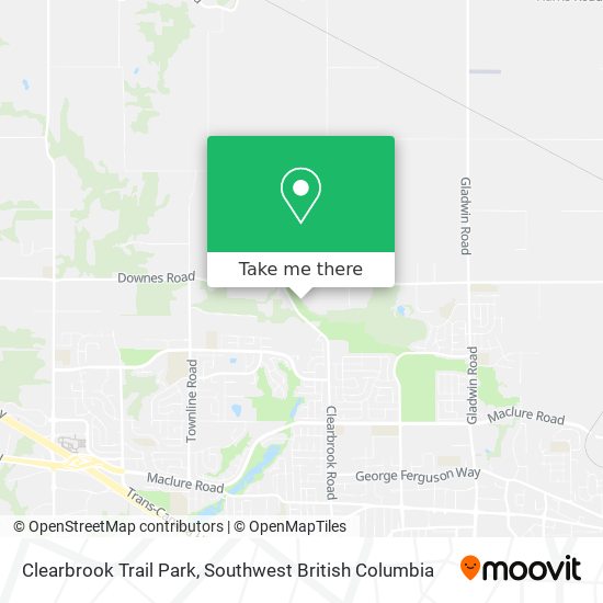 Clearbrook Trail Park map