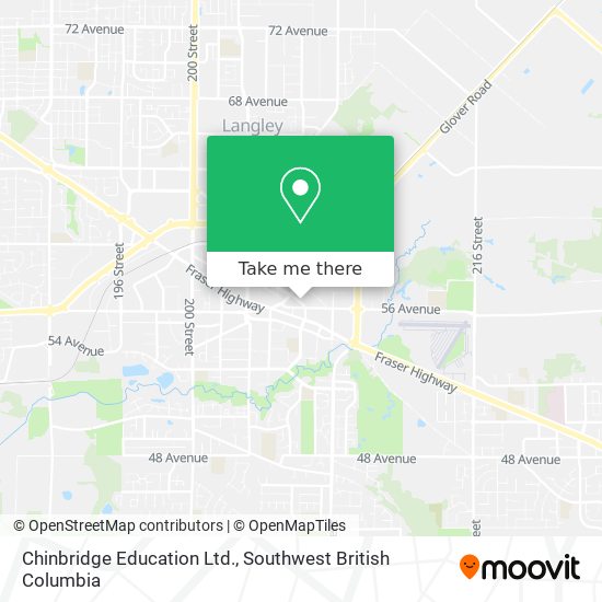 Chinbridge Education Ltd. map