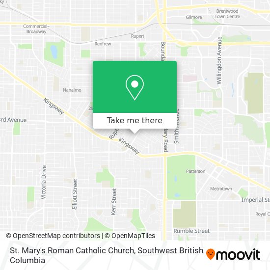 St. Mary's Roman Catholic Church plan