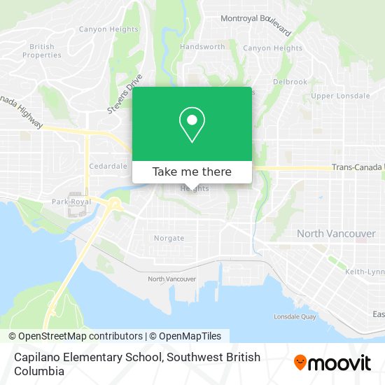 Capilano Elementary School plan