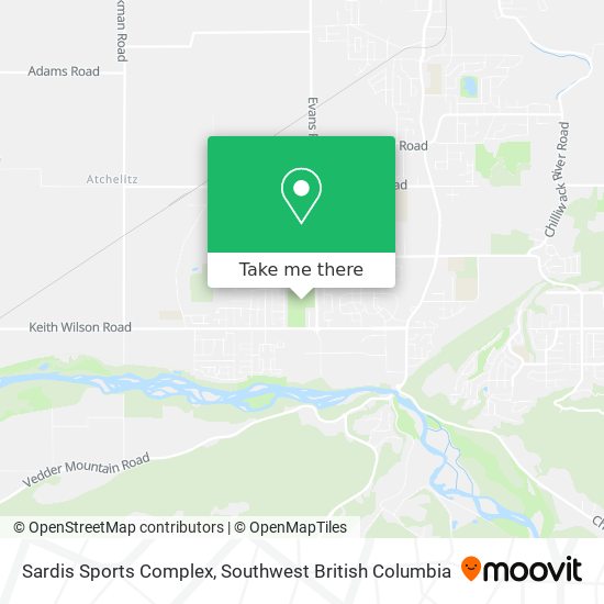 Sardis Sports Complex map