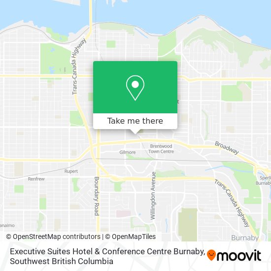 Executive Suites Hotel & Conference Centre Burnaby plan