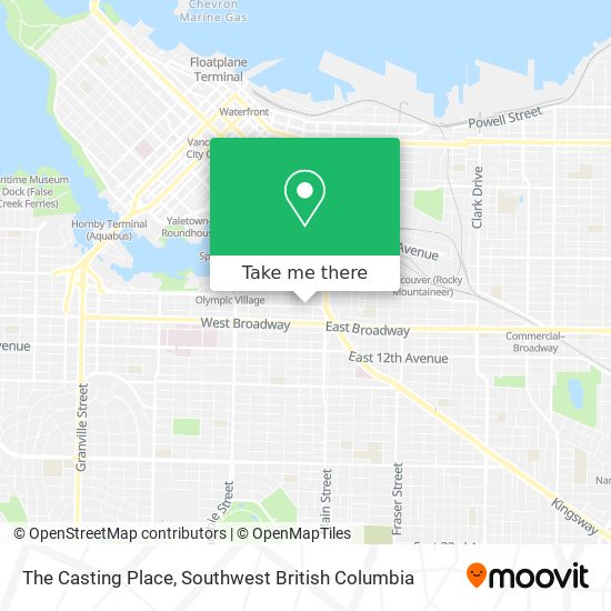 The Casting Place plan