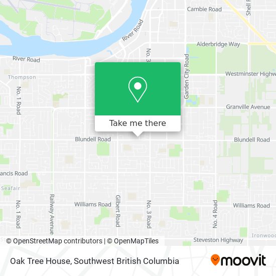 Oak Tree House map