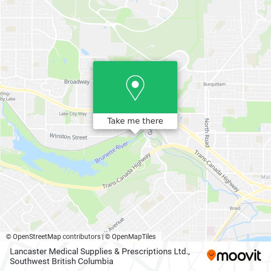 Lancaster Medical Supplies & Prescriptions Ltd. map