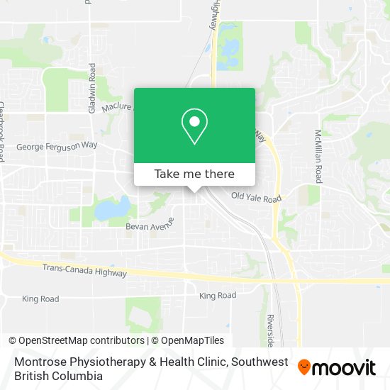 Montrose Physiotherapy & Health Clinic map