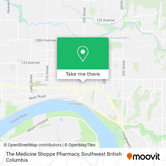 The Medicine Shoppe Pharmacy map