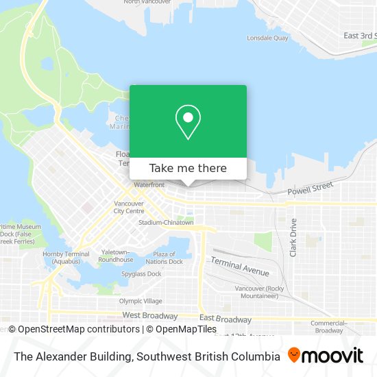 The Alexander Building map