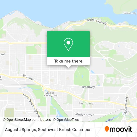 Augusta Springs map