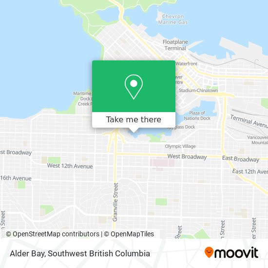 Alder Bay map