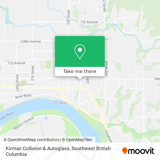 Kirmac Collision & Autoglass map