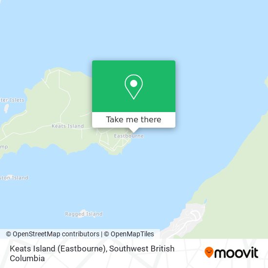 Keats Island (Eastbourne) plan