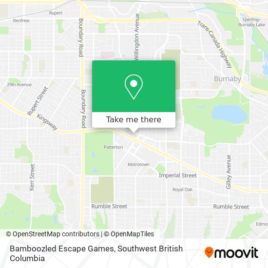 Bamboozled Escape Games map