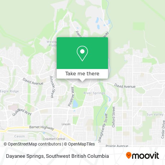 Dayanee Springs map