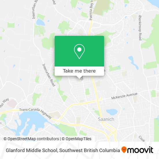 Glanford Middle School map