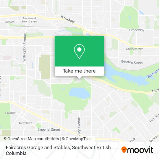 Fairacres Garage and Stables plan