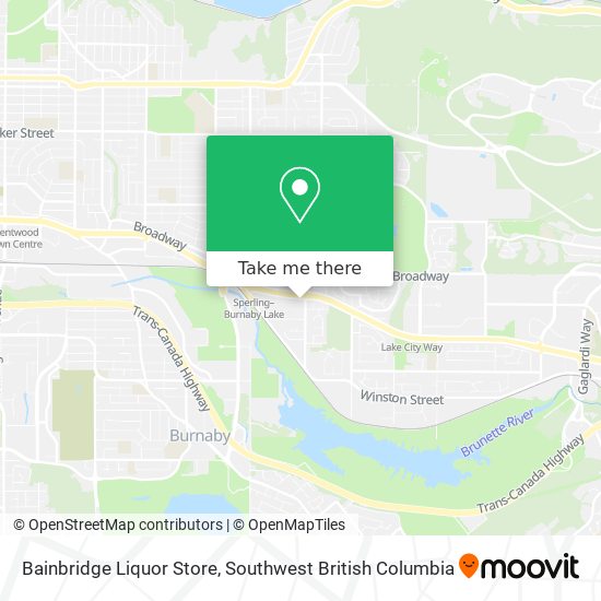 Bainbridge Liquor Store map