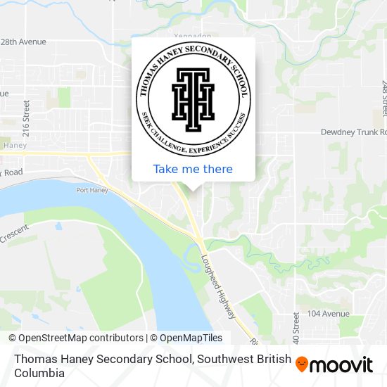 Thomas Haney Secondary School map