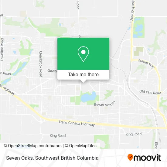 Seven Oaks map