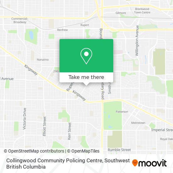 Collingwood Community Policing Centre map