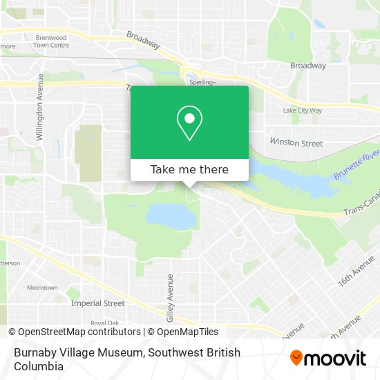 Burnaby Village Museum map