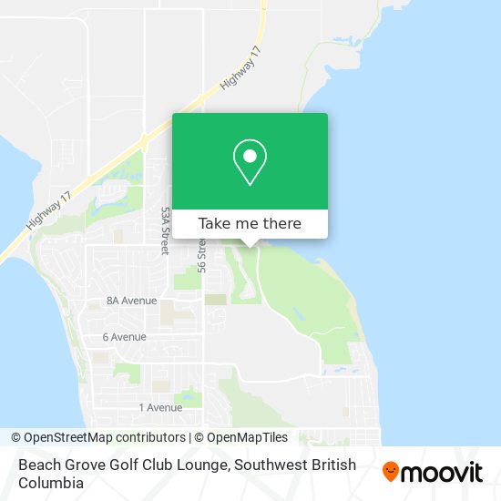 Beach Grove Golf Club Lounge map