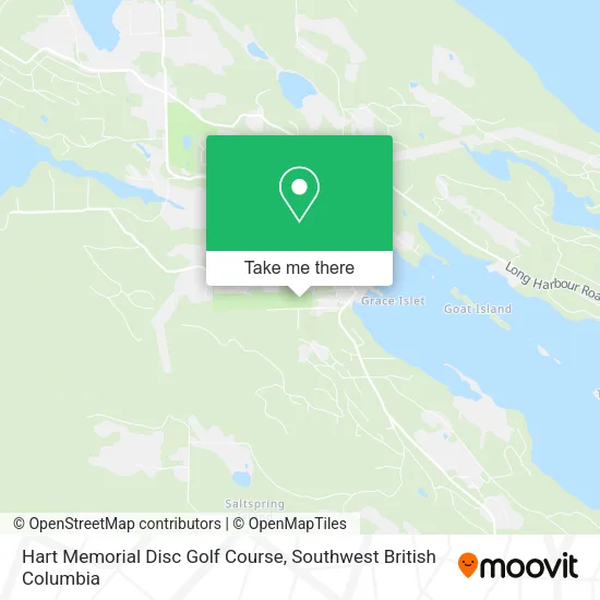Hart Memorial Disc Golf Course map