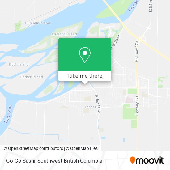 Go-Go Sushi map