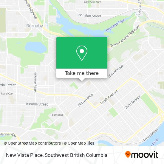 New Vista Place map