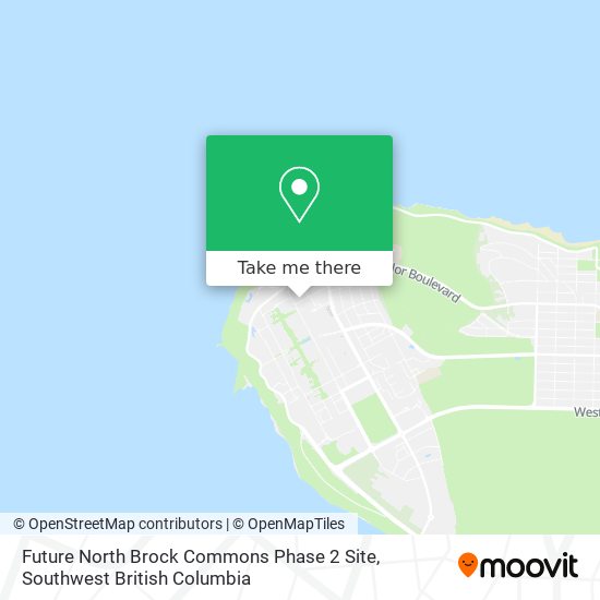 Future North Brock Commons Phase 2 Site map