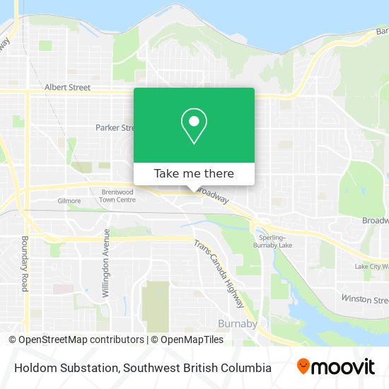 Holdom Substation plan