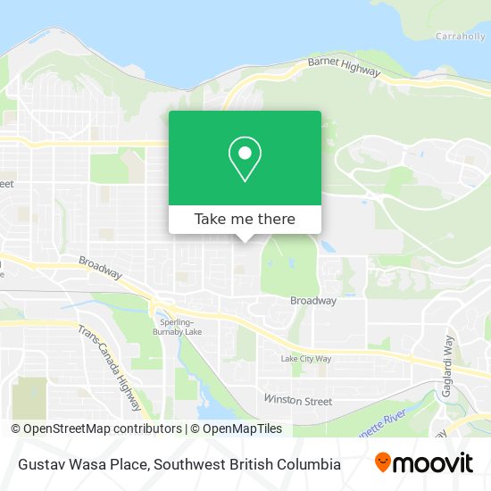 Gustav Wasa Place map
