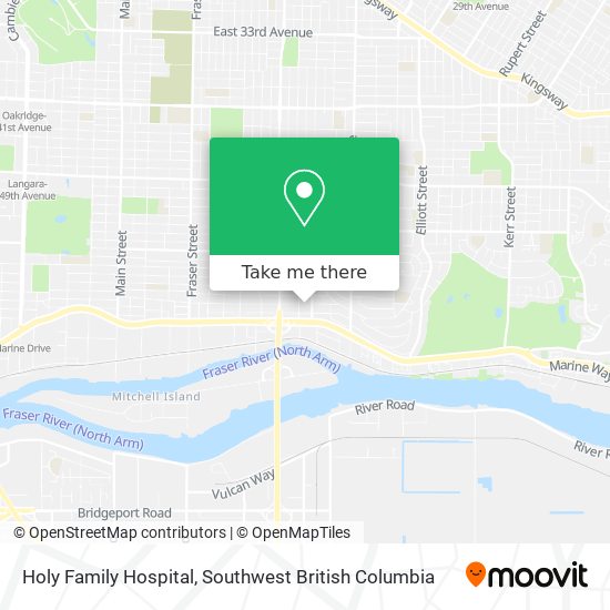 Holy Family Hospital plan