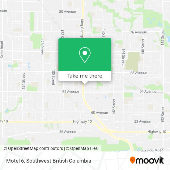 Motel 6 map