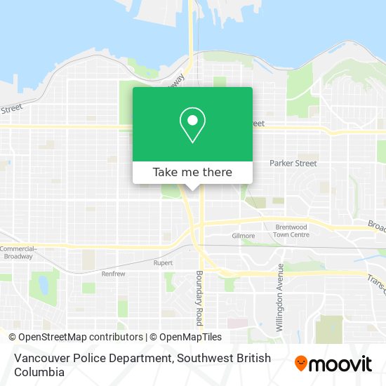 Vancouver Police Department plan