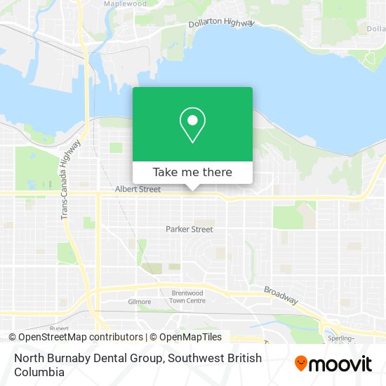 North Burnaby Dental Group map