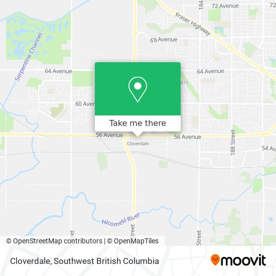 Cloverdale map
