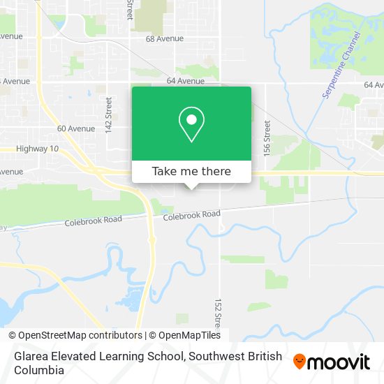Glarea Elevated Learning School map