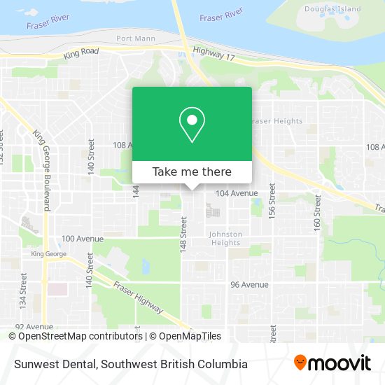 Sunwest Dental map