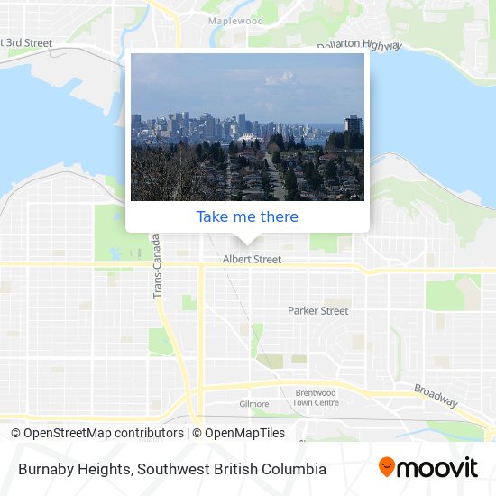 Burnaby Heights map