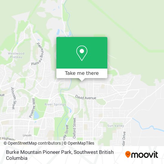 Burke Mountain Pioneer Park map