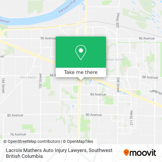 Lacroix Mathers Auto Injury Lawyers map