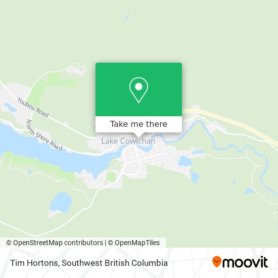 Tim Hortons map