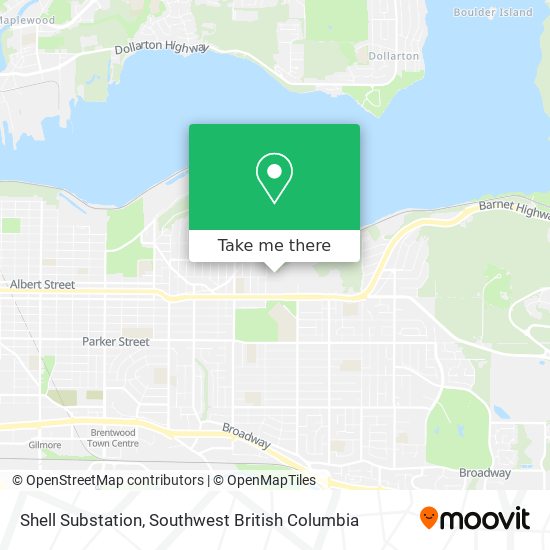 Shell Substation map