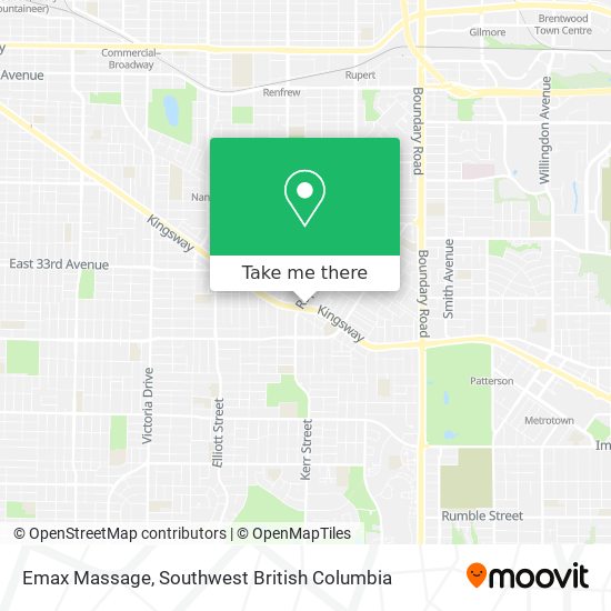 Emax Massage map