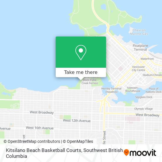 Kitsilano Beach Basketball Courts plan