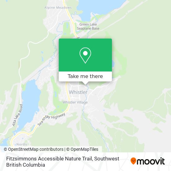 Fitzsimmons Accessible Nature Trail map