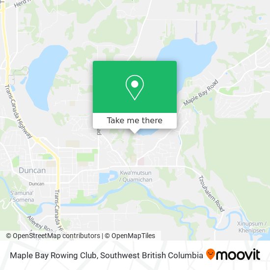 Maple Bay Rowing Club plan